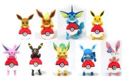 [중고] 트레이딩 피규어 전 9종 세트 거리 걸음 치라린 프렌즈 [2025 Pokemon Collection 복권 ~Let's Go for a Walk!~] F상
