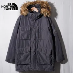 美品 ノースフェイス THE NORTH FACE マクマードパーカー ダウン L グレー MCMURDO PARKA 3Way ロゴ刺繍 VX ACTIVE テック ストリート オーバーサイズ 古着 Y022