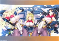 [중고] 클리어 포스터 A3 클리어 포스터 마르고트 나이트 & 메리 & 마르가 나르제 [추첨 당당 경계선에 호라이즌 온라인 복권 2024] B-5 상