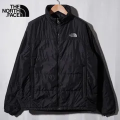 ノースフェイス THE NORTH FACE ダウン ライトダウン L ブラック 中綿 ロゴ刺繍 テック系 ストリート オーバーサイズ  古着 Y026