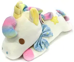 【中古】クッション・抱き枕・本体 リトルツインスターズ(ユニコーン/ブルー) 寝そべりクッション 「サンリオキャラクターズ」