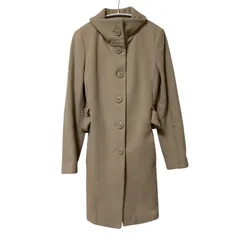 ZK37 ZARA BASIC ザラベーシック ロングコート ベージュ ウール混 レディース USA Sサイズ