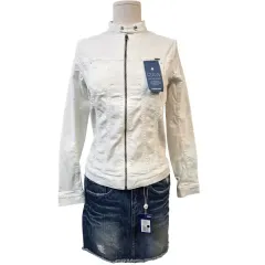 G-STAR RAW 白 デニム ジャケット (XS) ストレッチ