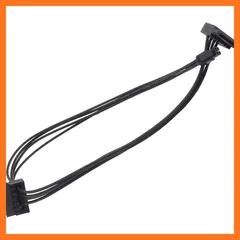 【新品】 オーディオファン [Lenovo NECマザーボード専用] SATA電源ケーブル mini4pin-SATA (15pin) ×2ポート 互換品 SATA電源 変換ケーブル 45cm L字上向き 1点