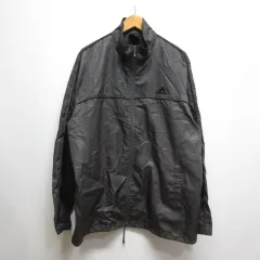 アディダス adidas ジップ ウインドブレーカー ジャケット ブルゾン O チャコールグレー 裏地メッシュ 正規品