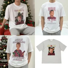 クリスマス ホームパーティー ケビン グラフィック Tシャツ 半そで 年末