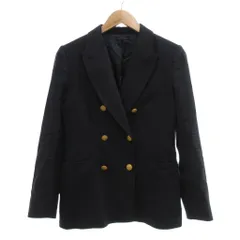 トミーヒルフィガー TOMMY HILFIGER ブレザー 紺ブレ テーラードジャケット 6 ダブル 金ボタン 紺 ネイビー /NU