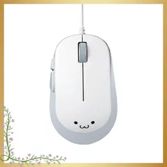 エレコム マウス 有線 Mサイズ 5ボタン (戻る・進むボタン搭載) BlueLED EPRIM ホワイト M-Y9UBXWH