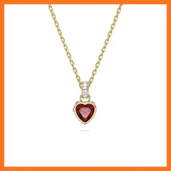 【新品】 【公式】【スワロフスキー】CHROMA ペンダント, ハート, レッド, ゴールドトーン・プレーティング 0