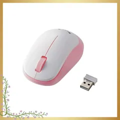 エレコム BlueLEDマウス/EPRIM/無線/3ボタン/ピンク M-DY12DBPN 1