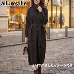allureville アルアバイル オトナミューズ ツイードサロペットドレス