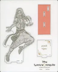 【中古】アクリルスタンド・アクリルパネル ジャミル・バイパー アクリルスタンド ディズニーアーティストアート スケッチスタイル 笑顔Ver. 「ディズニー ツイステッドワンダーランド」 shopDisney限定