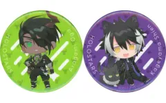 【中古】バッジ・ピンズ 影山シエン＆荒咬オウガ SDイラスト缶バッジセット vol.3 「バーチャルYouTuber ホロスターズ」