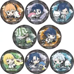 【中古】バッジ・ピンズ 全8種セット 「BLEACH-ブリーチ- 千年血戦篇×サンリオキャラクターズ ポップアップストア in 東京キャラクターストリート ホログラム缶バッジ」