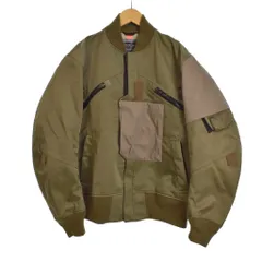 サカイ sacai アクロニウム ACRONYM 22SS BOMBER JACKET MA-1 ドッキング ボンバージャケット ブルゾン S カーキ 22-02762Mのサムネイル