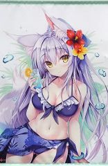ホロライブ 水着 白上フブキ B2タペストリー - メルカリ