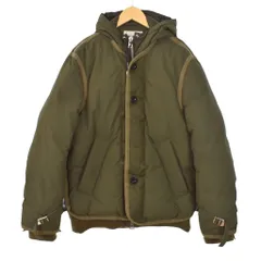 サカイ sacai 24AW Rip Stop Puffer Jacket ダウンジャケット レイヤード フード 2 カーキ 24-03516Mのサムネイル