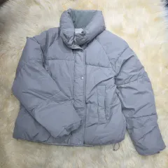 66 SPAO グレー ショート ダウン アウター