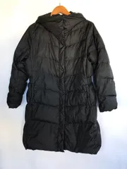 UNIQLO ロングダウンコート レディース XL ブラック 3062202512230001