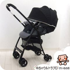 綺麗 ベビーカー 中古 アップリカ カルーンエアーAB aprica 両対面式 A型 超軽量 中古ベビーカー【B.綺麗】