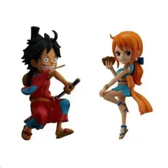 日本 ONE PIECE 少年ジャンプ 応募限定 ワールドコレクタブル ワノ国 モンキー ・ D ・ ルフィ(ルフィ) ナミ フィギュア