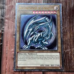 遊戯王 ドイツ版 EU版 青眼の白龍 OTS28 レリーフ - メルカリ