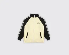 在庫処分)) トラック ジャケット アイボリー ブラック