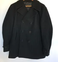 UNIQLO ピーコート メンズ L ブラック 3062202512230005