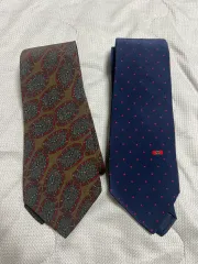 グッチ&クリスチャンディオール シルクネクタイ 2本 1set