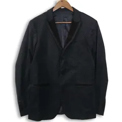 SISLEY シスレー 秋冬 総裏 slim fit★ 格子柄 総柄 ストレッチ テーラード ジャケット ブレザー Sz.46　メンズのサムネイル