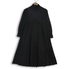 ROSSO URBAN RESEARCH アーバンリサーチ ウール混★ 長袖 タートルネック フレア ニット ワンピース Sz.Free レディース 黒