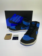 【中古品】NIKE ナイキ AIR JORDAN 1 RETRO HIGH OG ROYAL REIMAGINED DZ5485-042 エア ジョーダン 1 レトロ ハイ オリジナル ロイヤル リイマジンド 靴 【160-251002-kk-05-min】