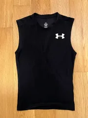 ほぼ新品) アンダーアーマー ヒートギア コンプレッション スリーブレス M