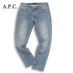 A.P.C. アーペーセー PETIT NEW STANDARD プチ ニュースタンダード★ USED加工 スリム デニム パンツ ジーンズ Sz.30 メンズ