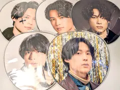 SixTONES 松村北斗 うちわ 5枚セット　Rough xxxxxx/Track ONE IMPACT/on eST/慣声の法則/VVS