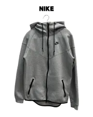ナイキ テックフリース フーディー ジップアップ グレー