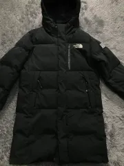 キッズ 140 A級 ユニセックス # THE NORTH FACE ザノースフェイス ダウンジャケット ロング丈 グース ロング
