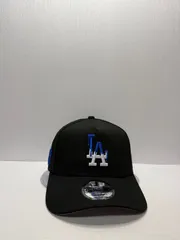 Newera ロサンゼルスドジャース Bleed Blue 9forty A-FRAME スナップバックキャップ ブラックカラー