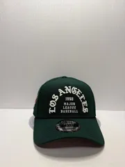 Newera ロサンゼルスドジャース 40thアニバーサリー 9forty A-FRAME スナップバックキャップ グリーンカラー