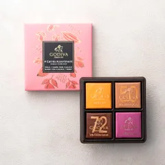 ゴディバ（GODIVA）カレ アソートメント（4枚入）チョコレート（個包装チョコ 詰め合わせ） のサムネイル