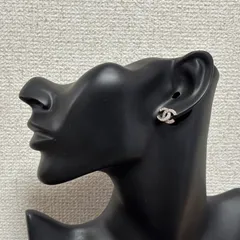 【片耳のみ/美品】シャネル CHANEL ロゴピアス CHANEL ピアス 片耳用 CHANEL ロゴピアス片耳