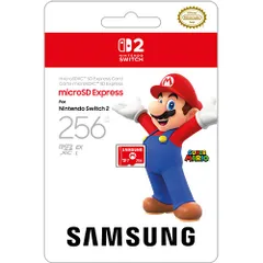 【新品/在庫あり】[ニンテンドースイッチ2周辺機器] 任天堂ライセンス商品 サムスン マイクロSDエクスプレスカード 256GB [BEE-A-SD01B]