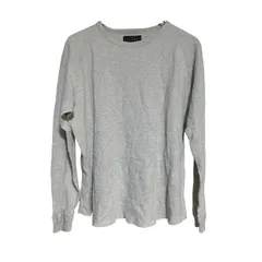 C414 BEAMS ビームス シャツ 長袖 ロング シンプル 無地 カジュアル グレー メンズ M