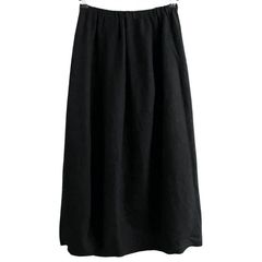 JURGEN LEHL ヨーガンレール ウール スカート M 黒 ブラック - メルカリ