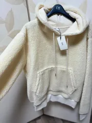 新品 manymanymode BOL 超高価LINE シープスキンボア 裏起毛パーカー レディース 冬