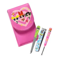 THE POWERPUFF GIRLS 　パワーパフガールズ　ポータブル　爪切り　耳かき　やすり　セット　パワパフ　バターカップ　バブルス　ブロッサムネイルクリッパー　ネイルファイル　可愛い　アメコミ　キャラクター　平成　レトロ　ギフト　プレゼント　海外雑貨
