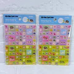 クレヨンしんちゃん タイルシール 2個セット キラキラ 人気商品  しんちゃん amifa