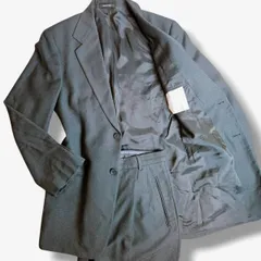 601 EMPORIO ARMANI エンポリオアルマーニ スーツ セットアップ ブラック 黒　M相当