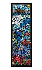 456 개 지그 소 퍼즐 파인딩 돌리 스테인드 글라스 꽉 시리즈 [스테인드 아트] (18.5x55.5cm)