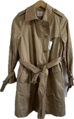 ZK32 【美品タグ付き】Visヴィス　ライナー付きトレンチコート　アウター　ブラウン　レディース　Mサイズ